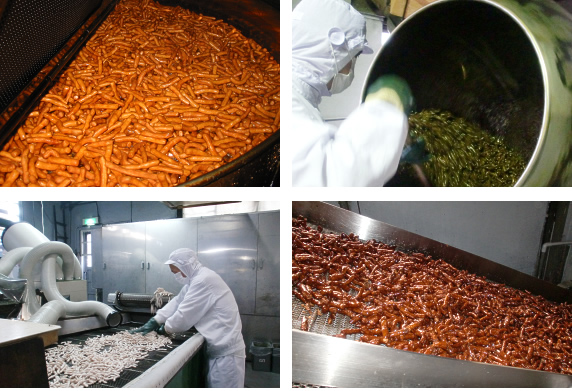 岡部製菓の製造工程